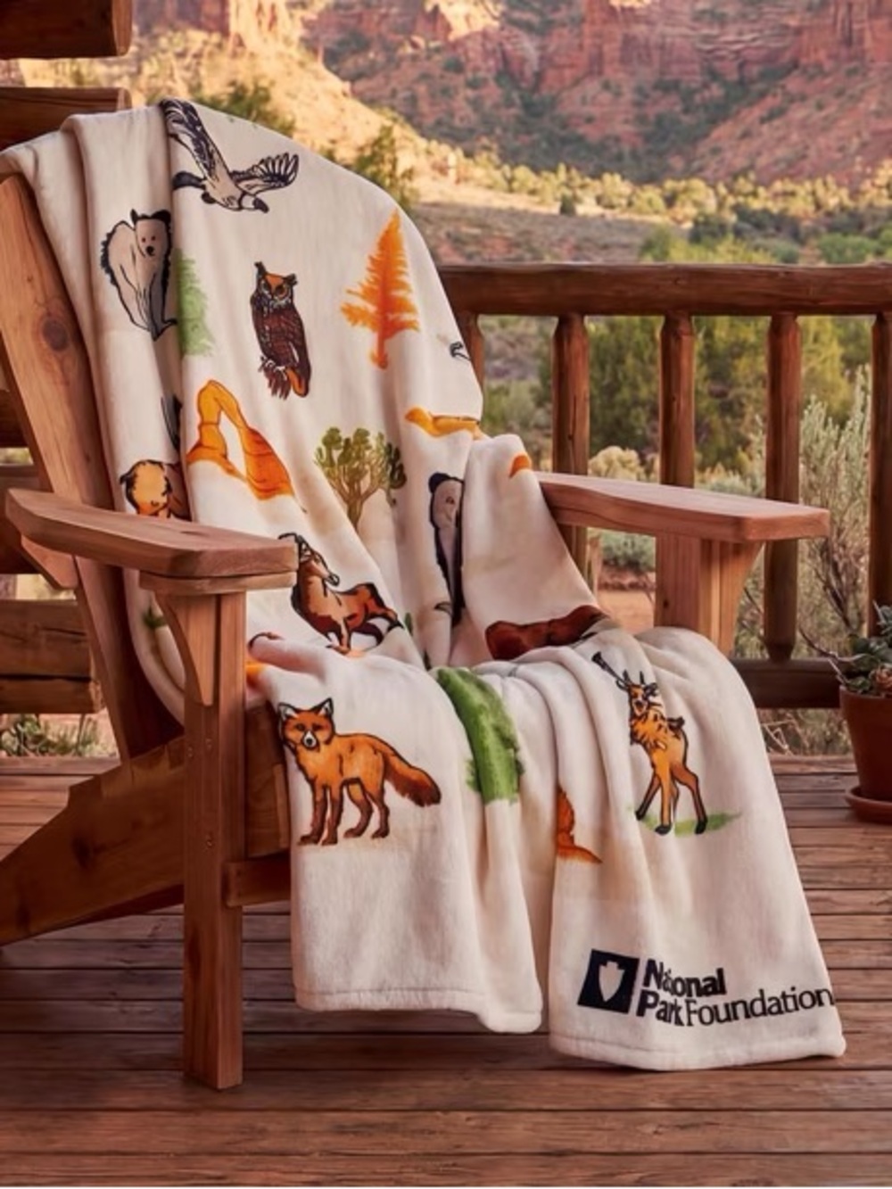 Licensed National Park Silk Touch Throws, 60" x 70"